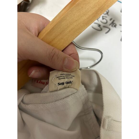 Lisa Says Gah Robyn Jeans Purple White Check High Rise Straight Leg Size 28 - Picture 8 of 8